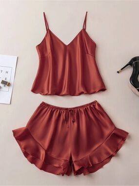 Cami & Ruffle Pajama Set